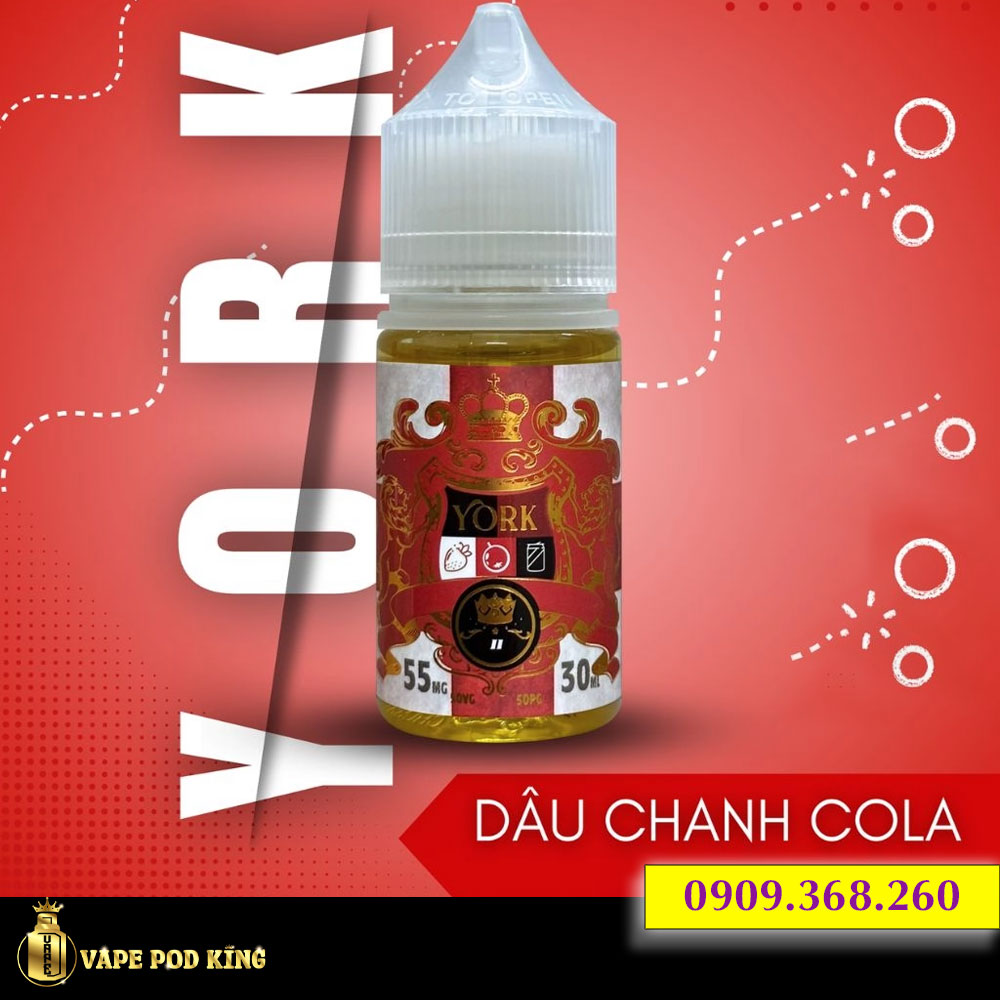 York Coca Chanh Dâu - Strawberry Lemon Cocacola 30ml