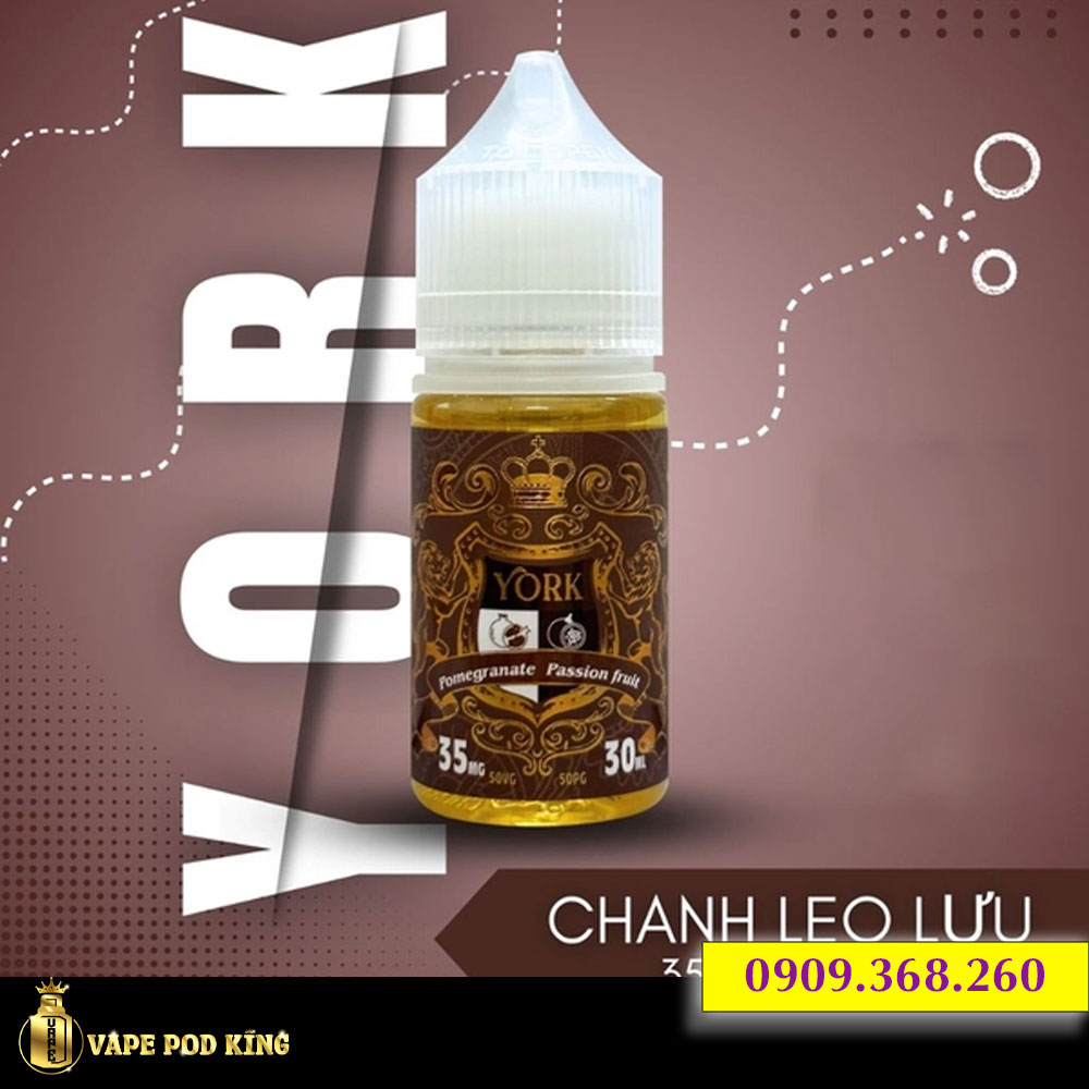 York Lựu Chanh Dây - Passion Fruit Pomegranate 30ml