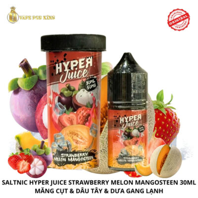 Hyper Juice Dâu Dưa Gang Măng Cụt - Strawberry Melon Mangosteen 30ml