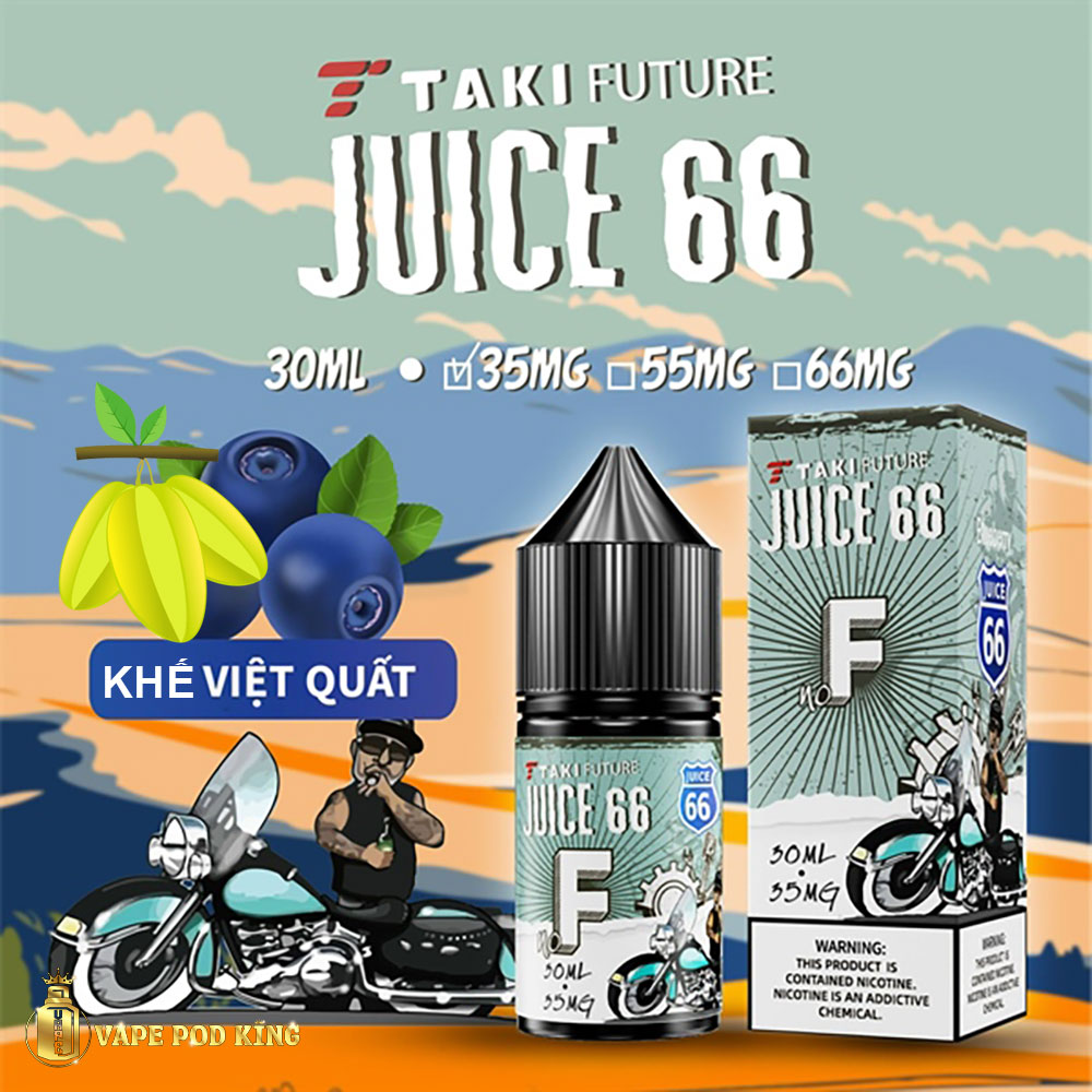 Taki Juice 66 F Việt Quất Khế - Blueberry Starfruit 30ml