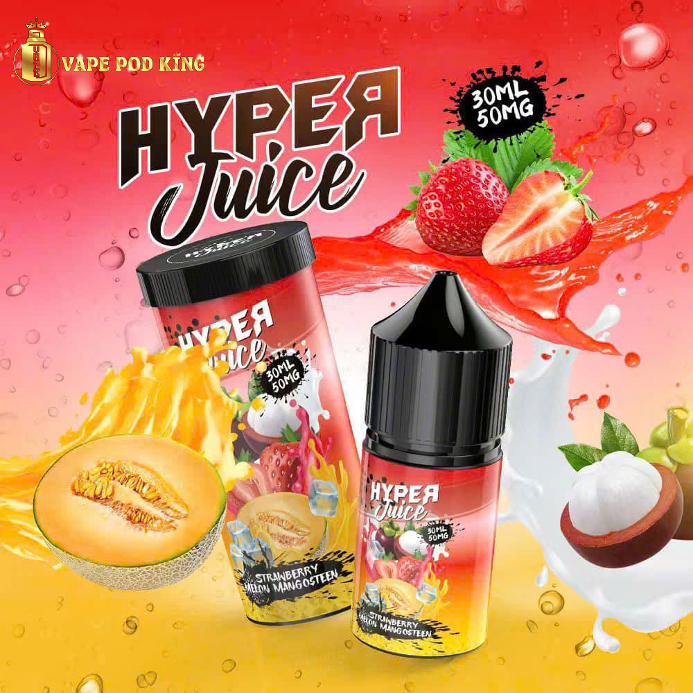 tinh dầu hyper juice Dâu Dưa Gang Măng Cụt