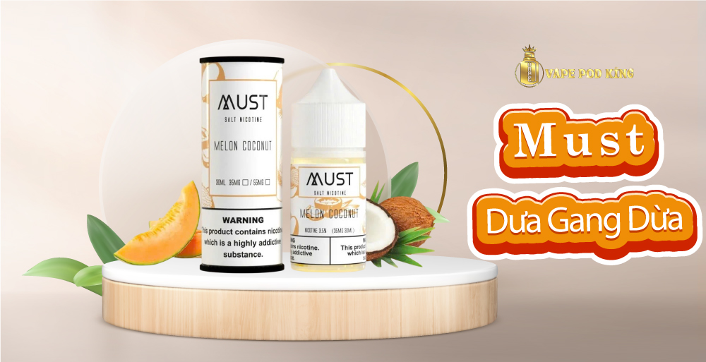 Must Dưa Gang Dừa - Melon Coconut 30ml