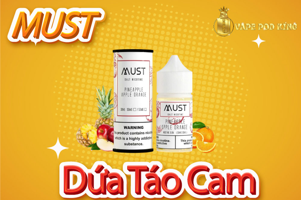 Must Dứa Táo Cam - Pineapple Apple Orange 30ml