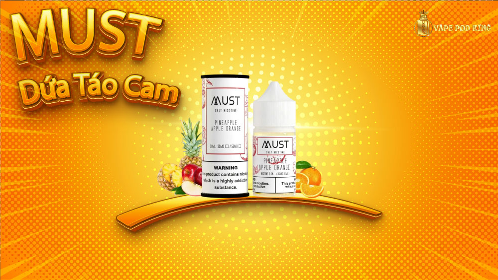 Must Dứa Táo Cam - Pineapple Apple Orange 30ml