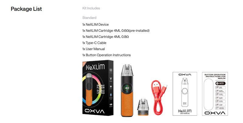 Đầu Pod Nexlim (Occ) (0.4 - 0.6) - Oxva