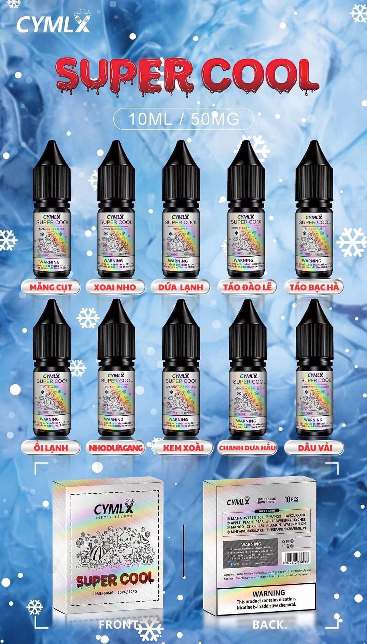 Tinh Dầu Saltnic 10ml